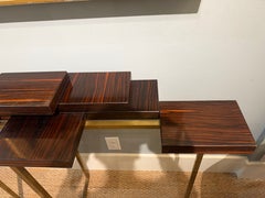Console hongroise du milieu du siècle en macassar