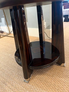 Art Deco Side Table in Macassar