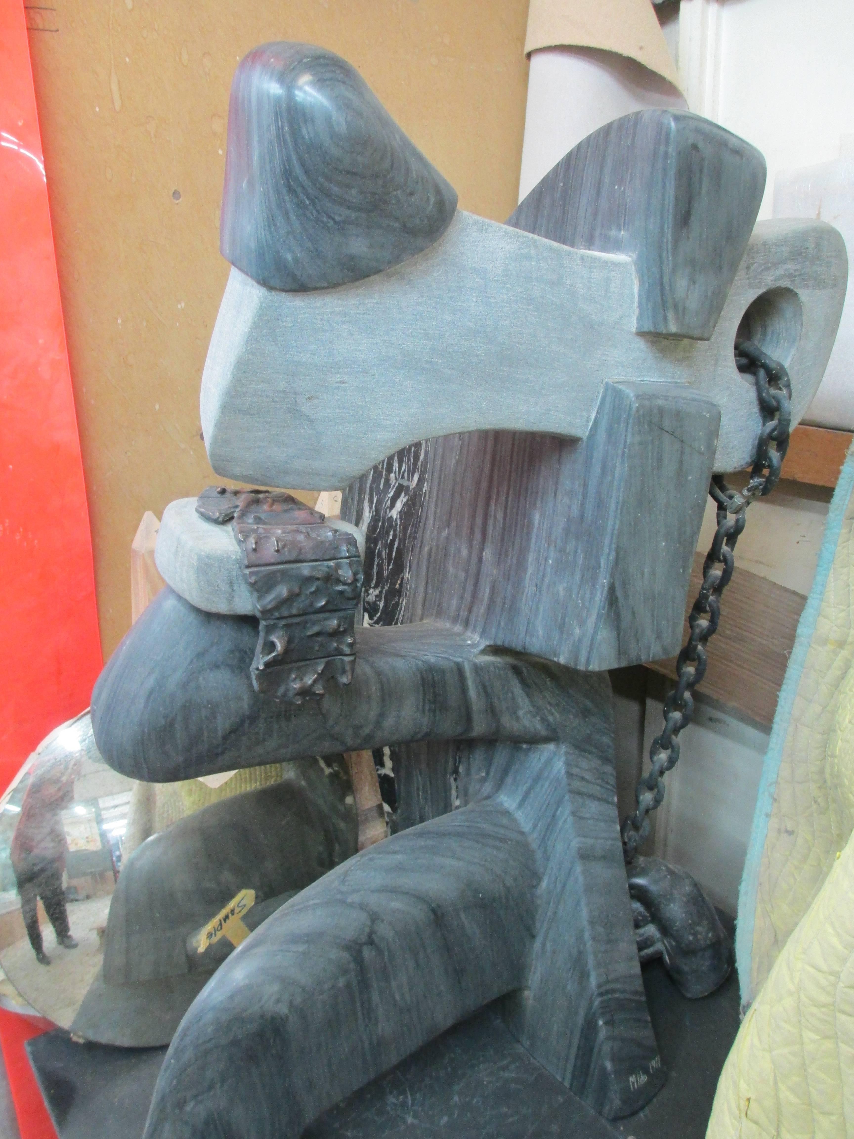 American Milo 1977 Large Marble Sculpture