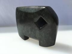 Bronze Elephant Abstract Sculpture by American Artist Peter DeCamp Haines