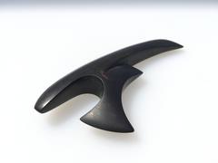 1980 Bronze Abstract Artifact Sculpture by American Artist Peter DeCamp Haines