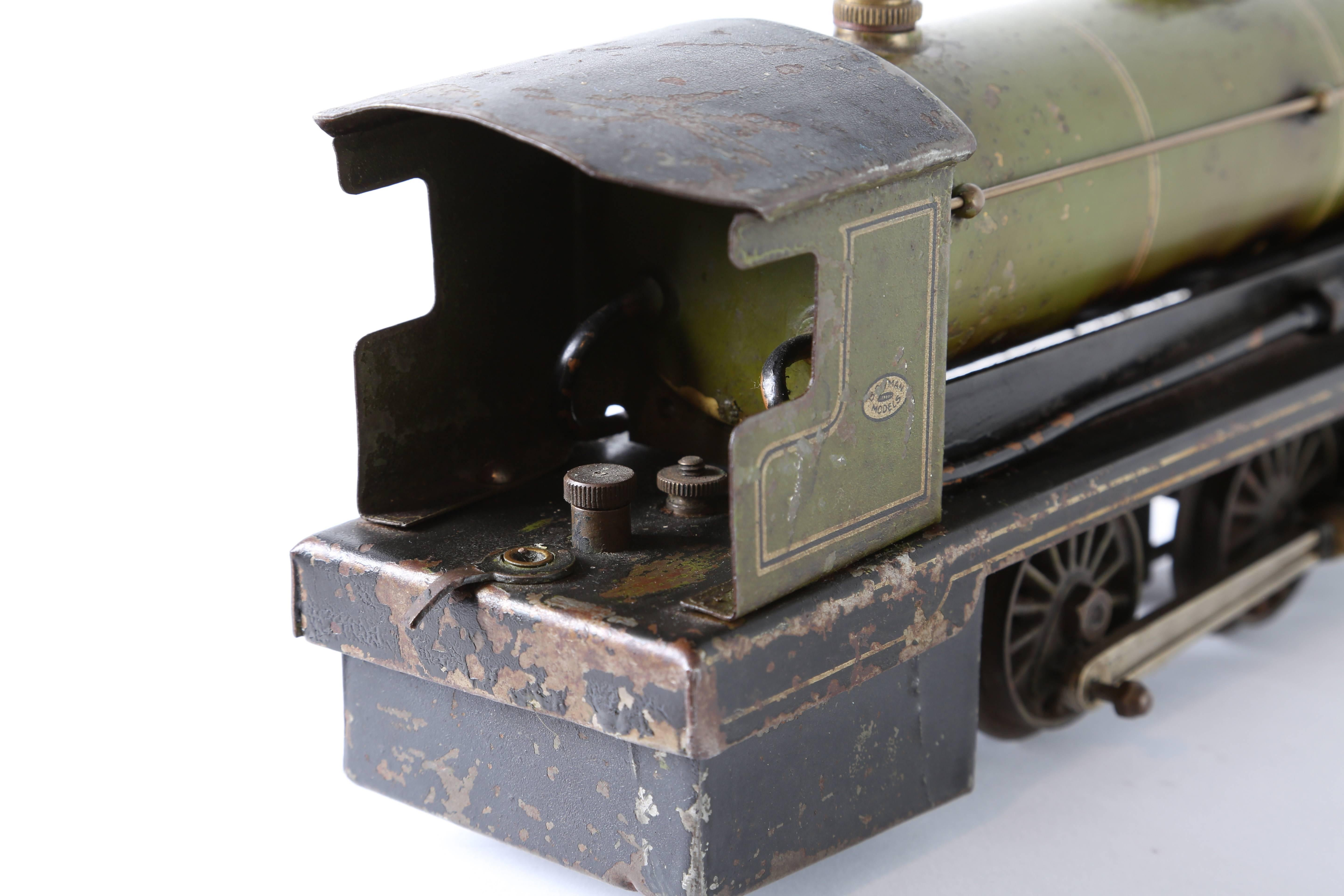English Nice Vintage Steam Model Locomotive by Bowman For Sale