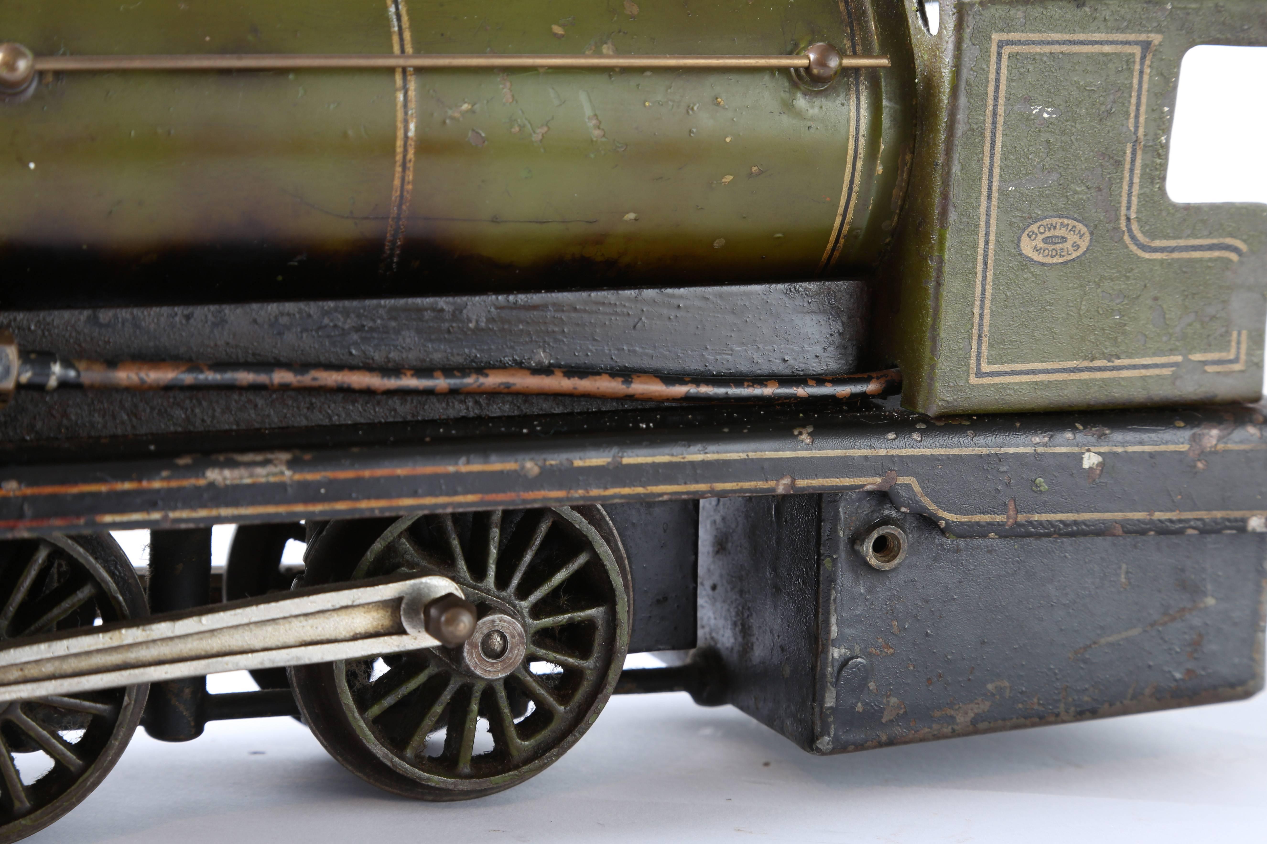 Mid-20th Century Nice Vintage Steam Model Locomotive by Bowman For Sale