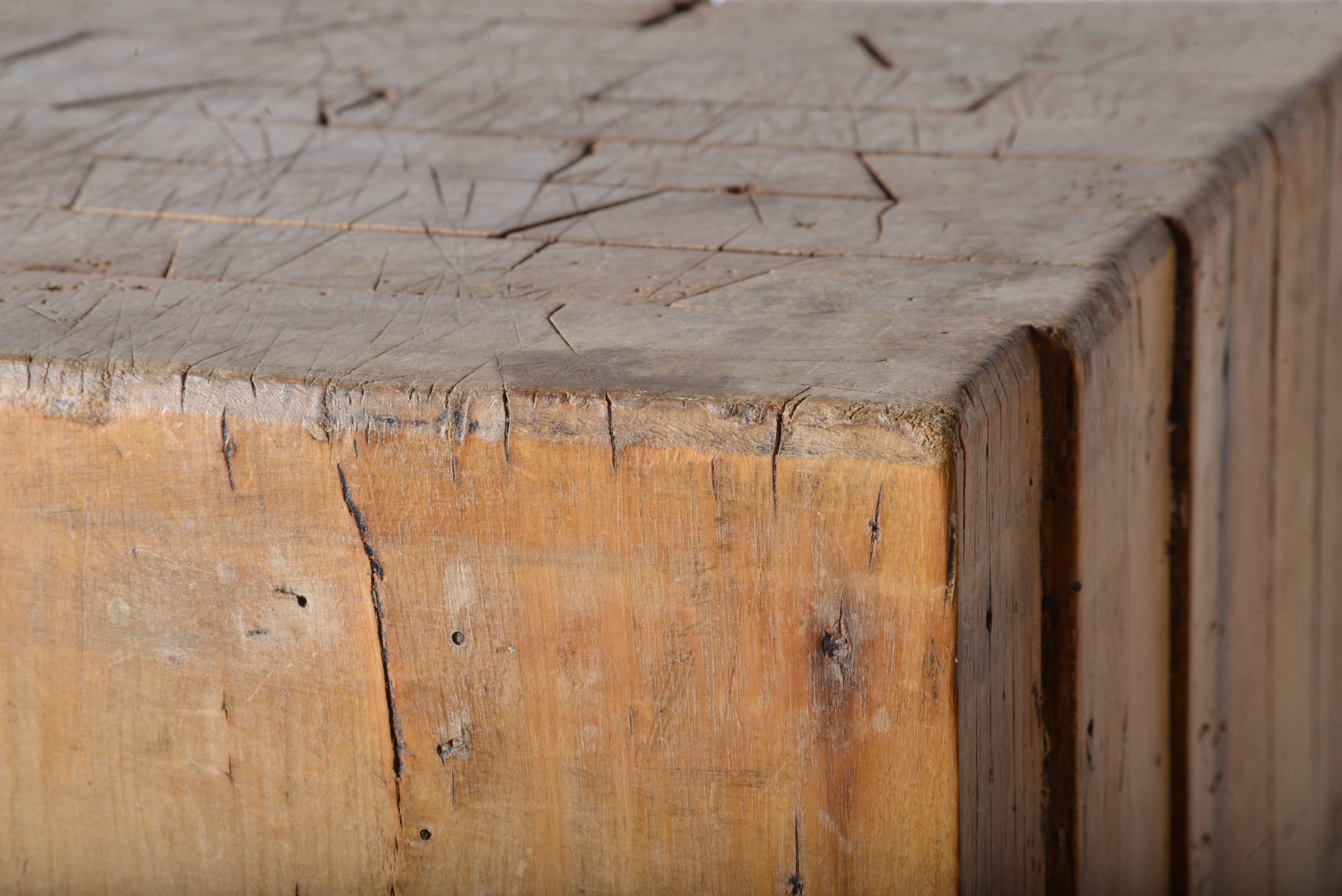 Iron Late 19th Century French Butcher Block