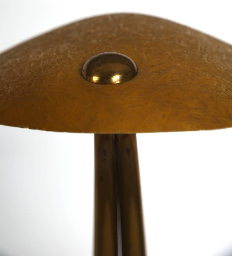 Mid-20th Century Mid-Century Table Lamp with Fiberglass Shade, Austria, 1950s For Sale