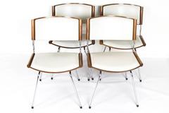 Set of Four M150 Dining Chairs by Nanna Ditzel for Kolds Savvaerk, Denmark, 1958