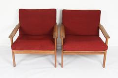 Pair of "Capella" Armchairs by Illum Wikkelsø for Niels Eilersen, Denmark, 1959