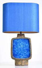 Ceramic Glazed Vase Lamp by Rene Houben