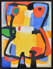 Painting in Style of Karel Appel by Geert Jan Jansen