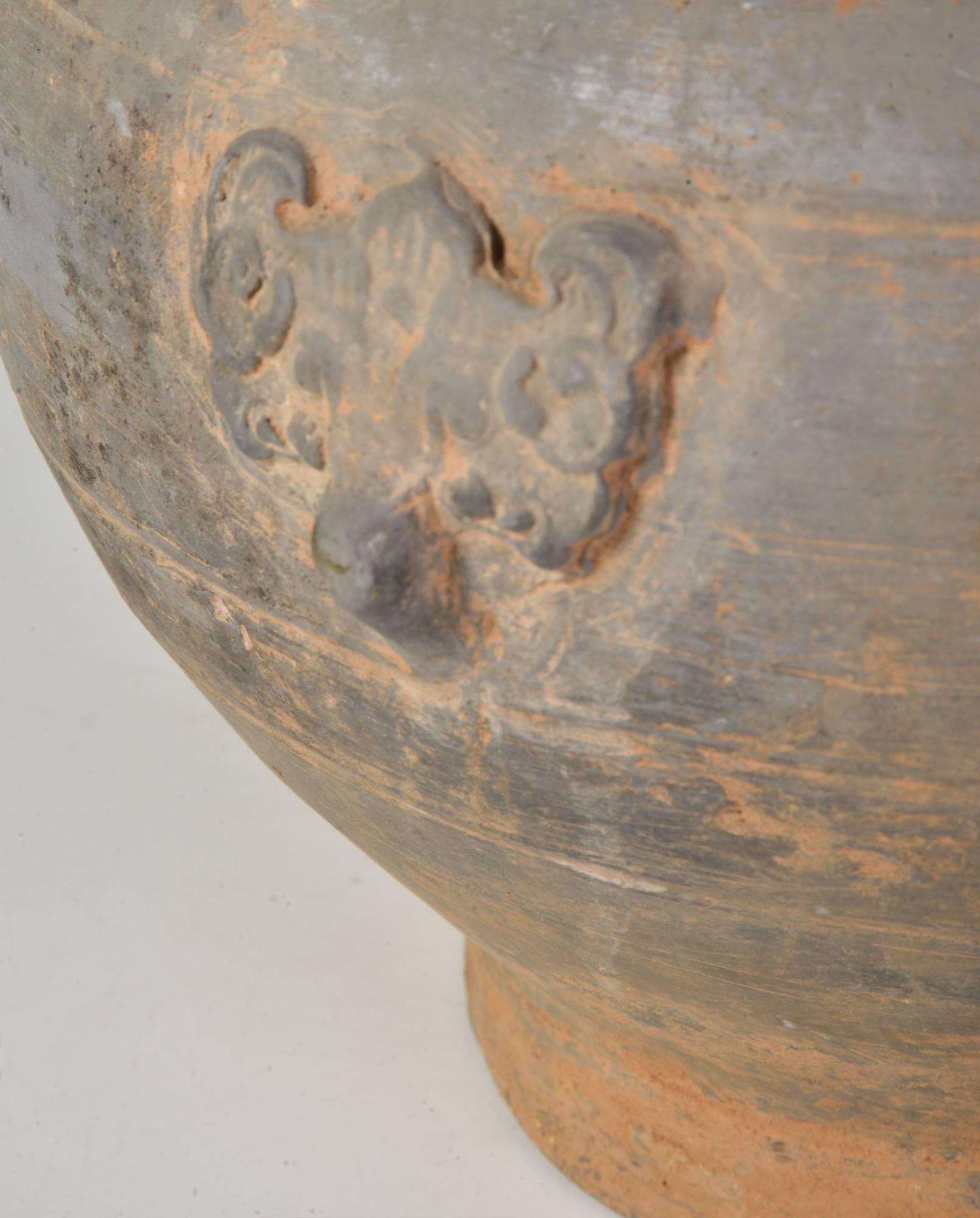 Han Dynasty Unglazed Red Pottery 'Hu' Jar For Sale 1