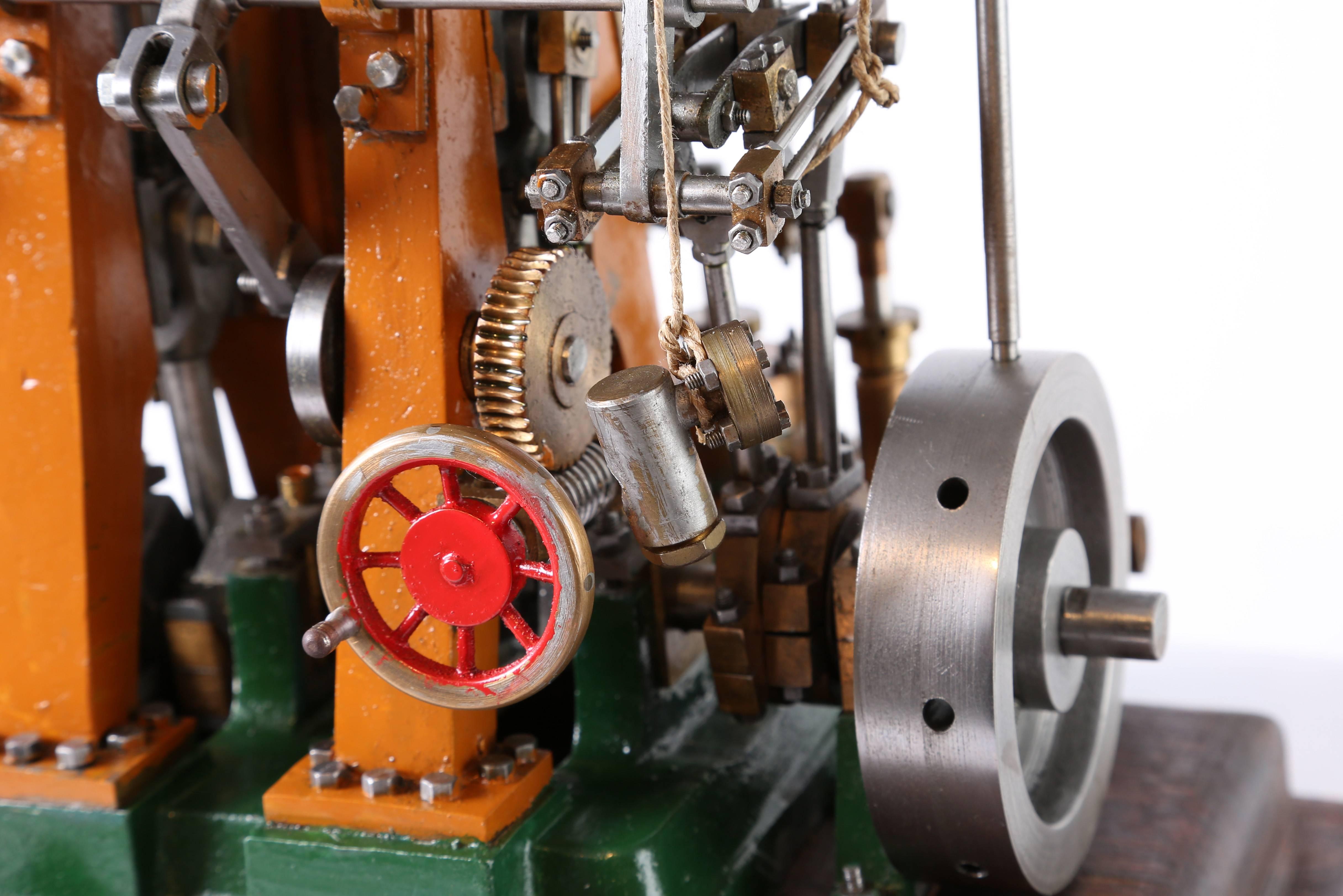 Mid-20th Century O. B. Bolton Triple Expansion Marine Steam Engine Model