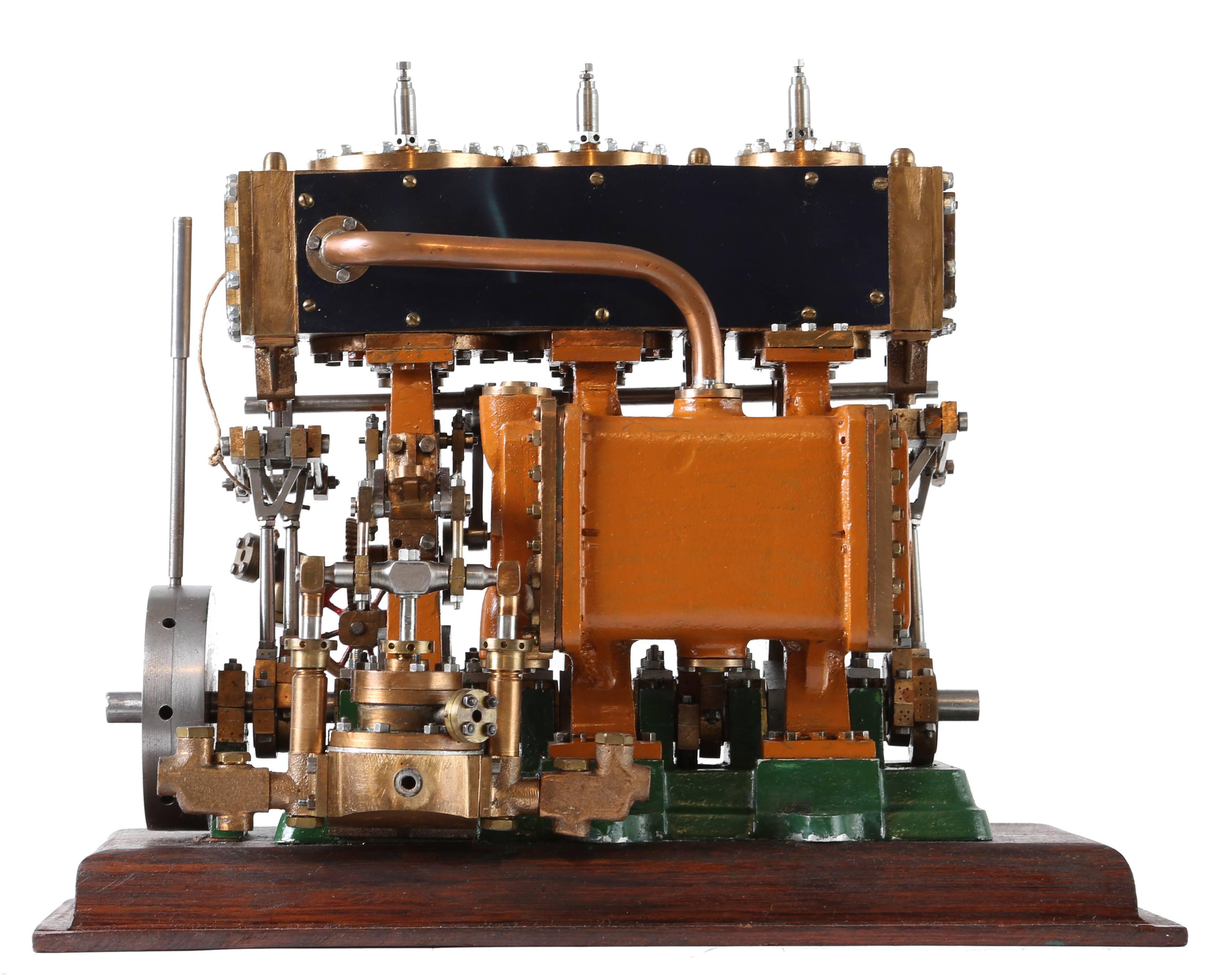 model triple expansion steam engine
