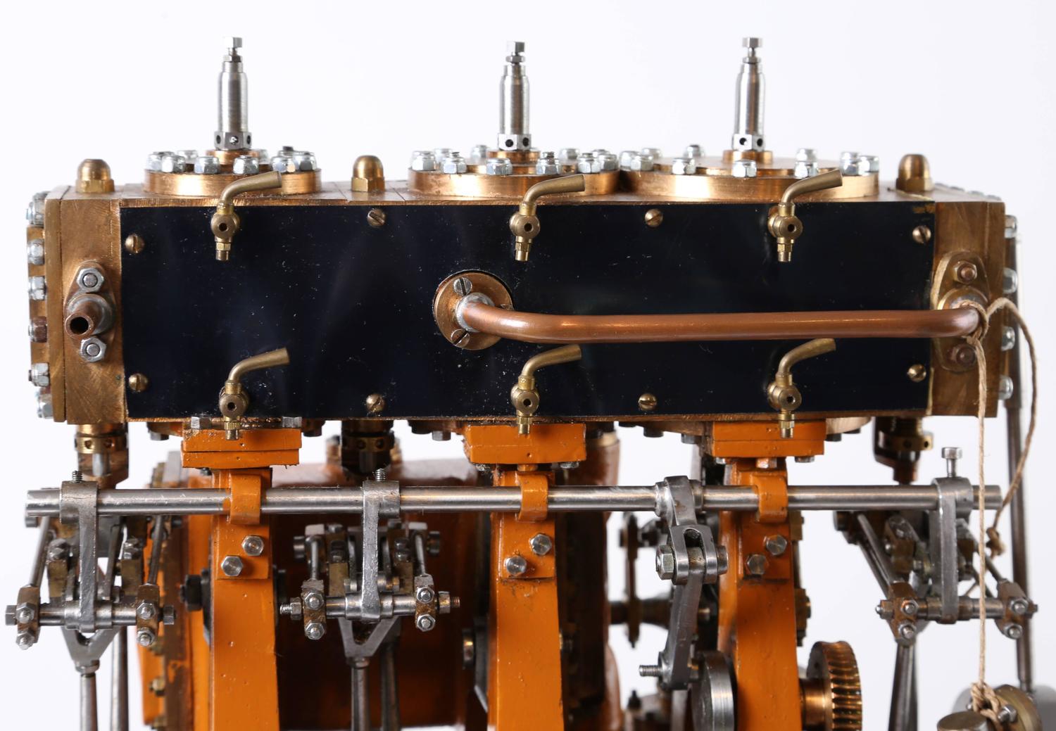 O. B. Bolton Triple Expansion Marine Steam Engine Model at 1stdibs