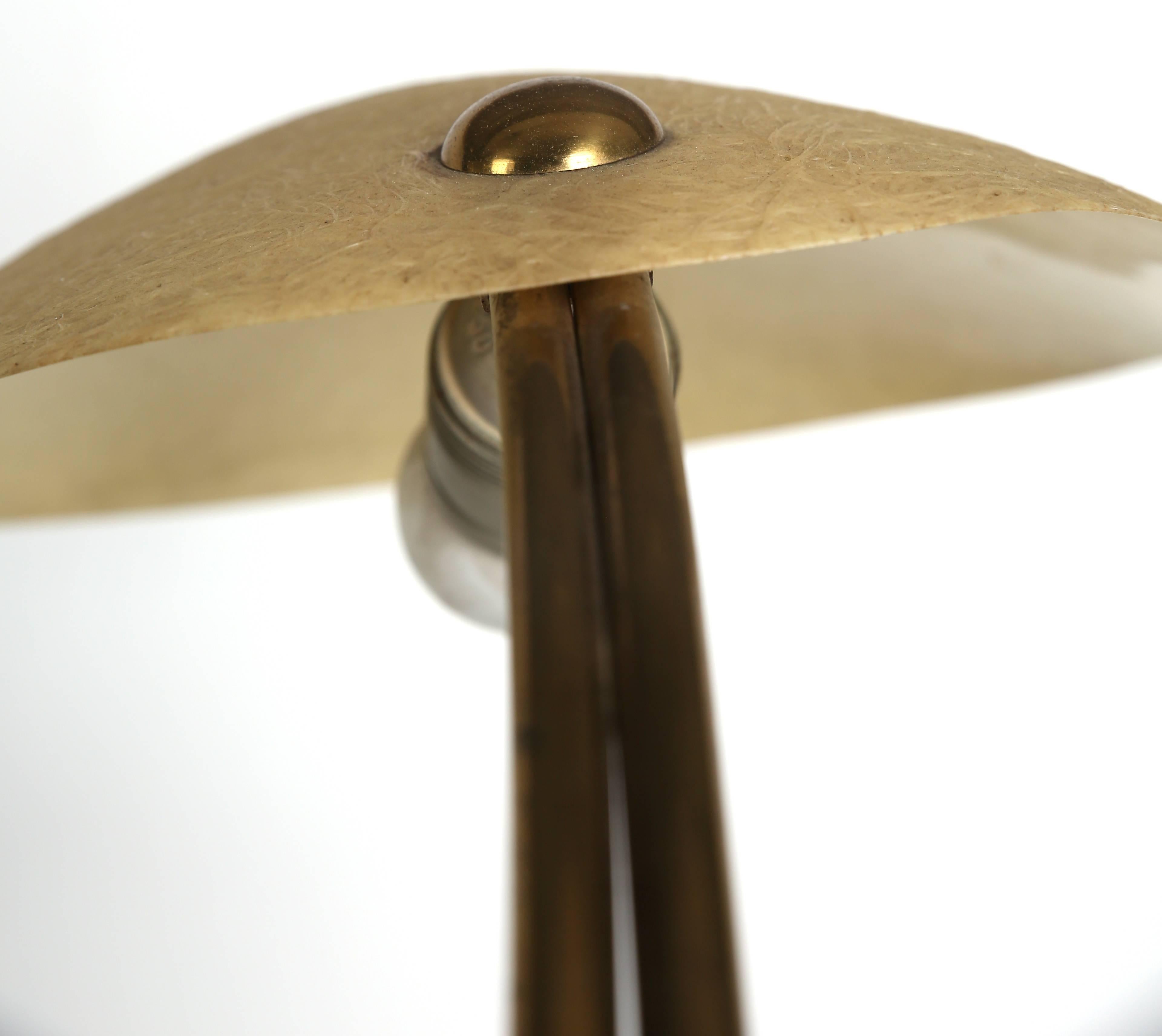 Austrian Mid-Century Table Lamp with lighter shade by Carl Auböck, Austria, 1950s