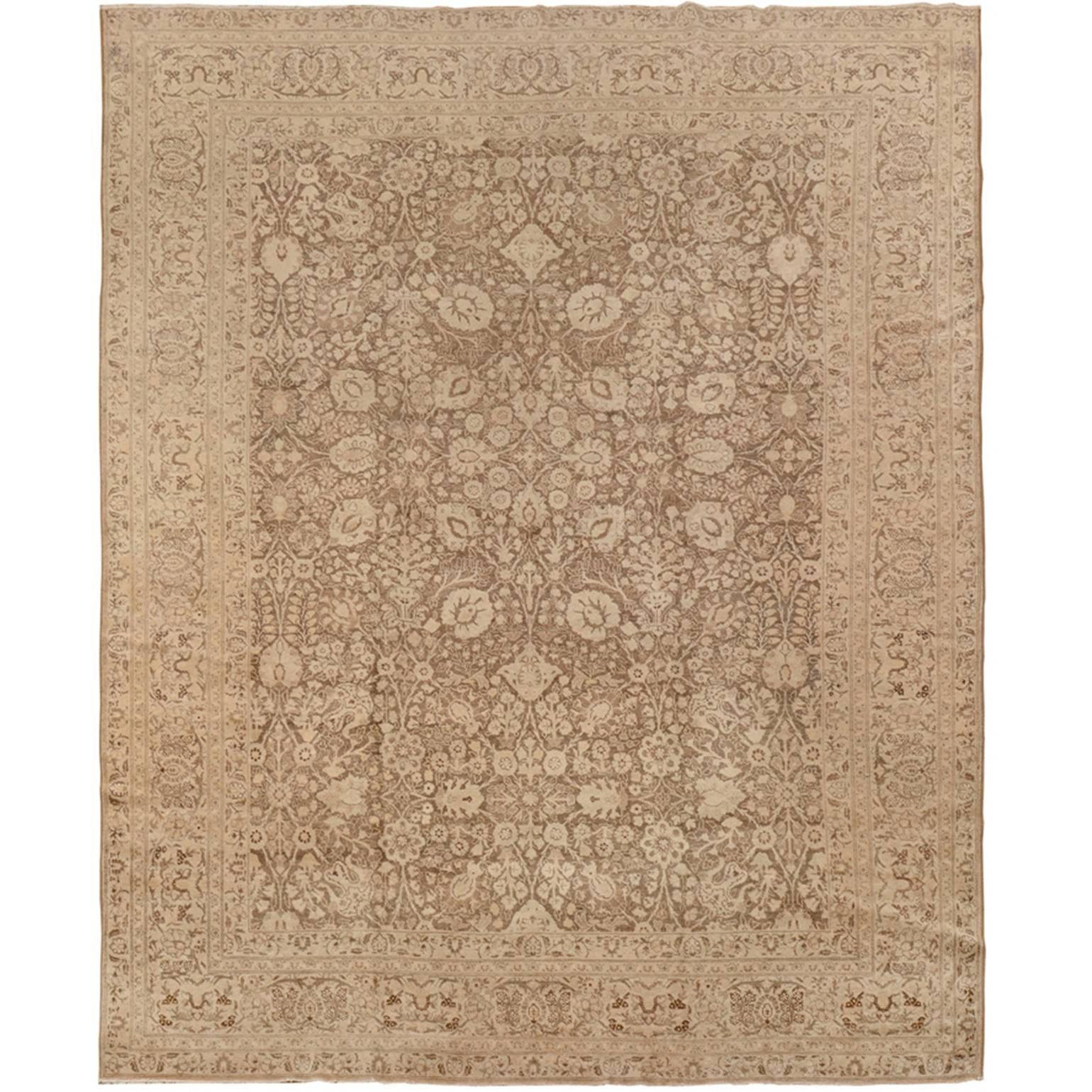 Early 20th Century Tabriz Rug from North West Persia