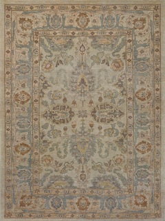 Handgeknüpfter Contemporary Agra-Teppich aus 100% Wolle