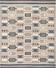 Wool Hand-Woven Swedish-Inspired Flat-Weave