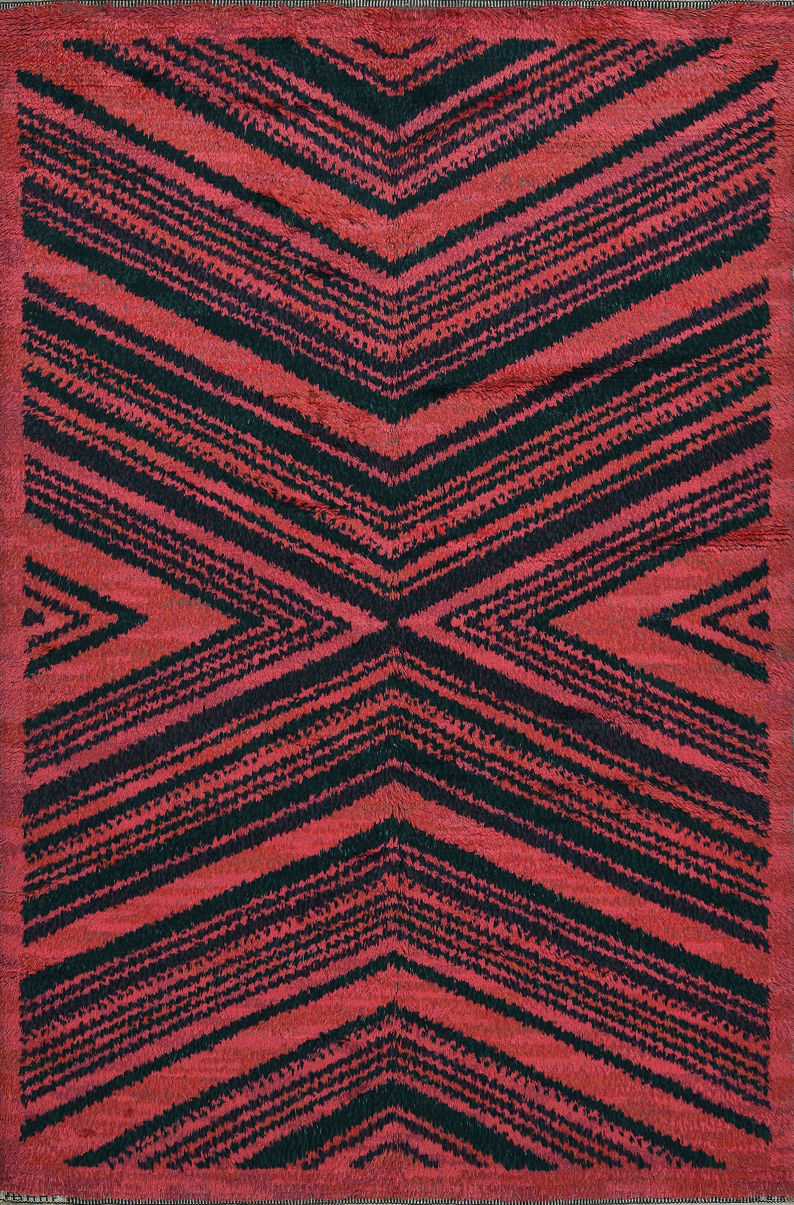 Mid-20th Century Märta Måås-Fjetterström Swedish Deco Rug by Barbro Nilsson