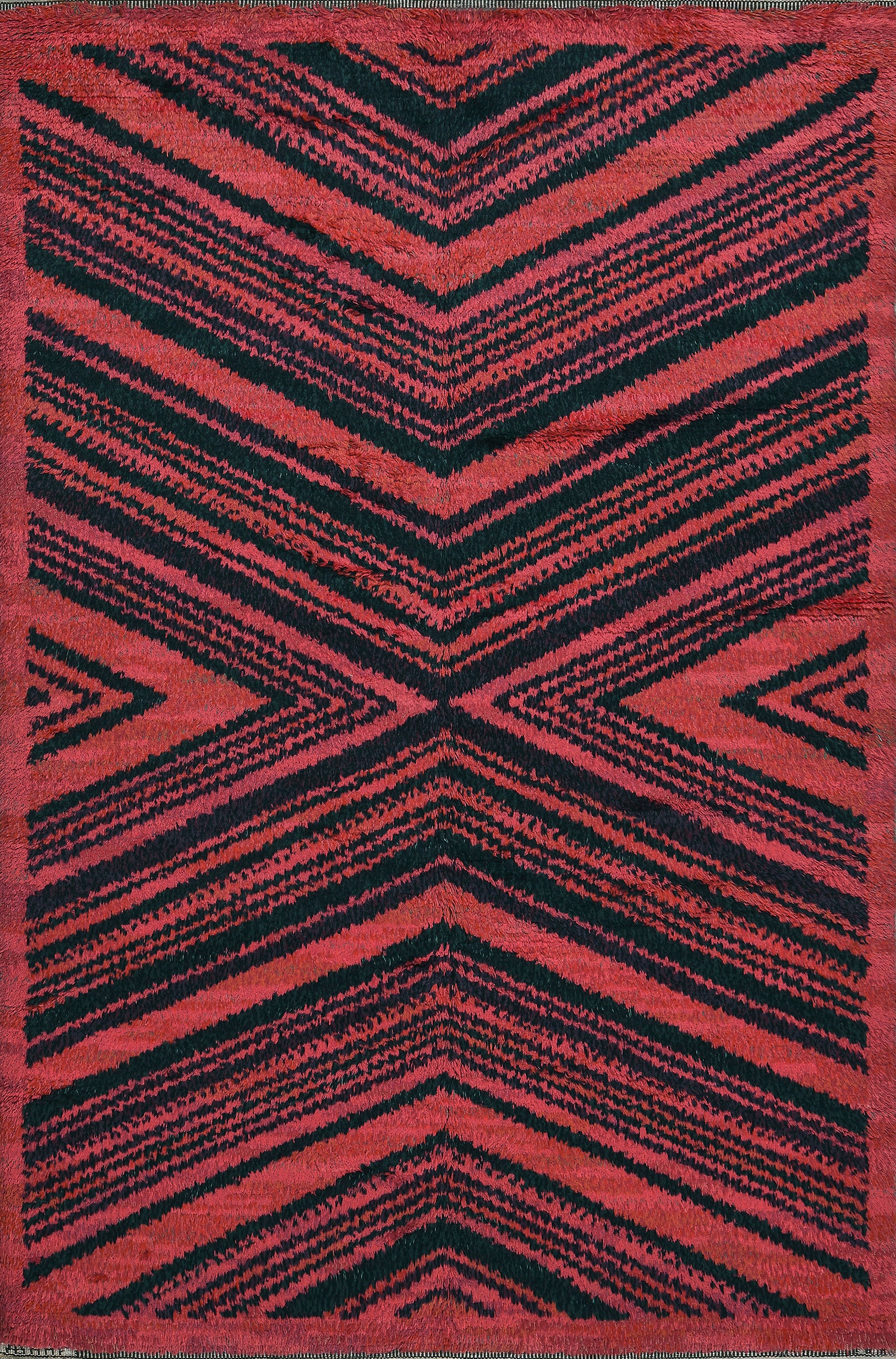 Mid-20th Century Märta Måås-Fjetterström Swedish Deco Rug by Barbro Nilsson