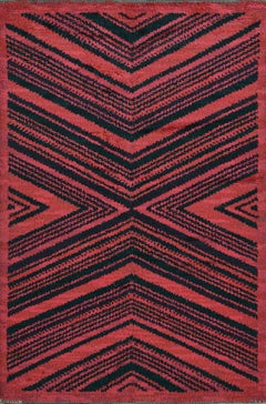 Vintage Mid-20th Century Märta Måås-Fjetterström Swedish Deco Rug by Barbro Nilsson