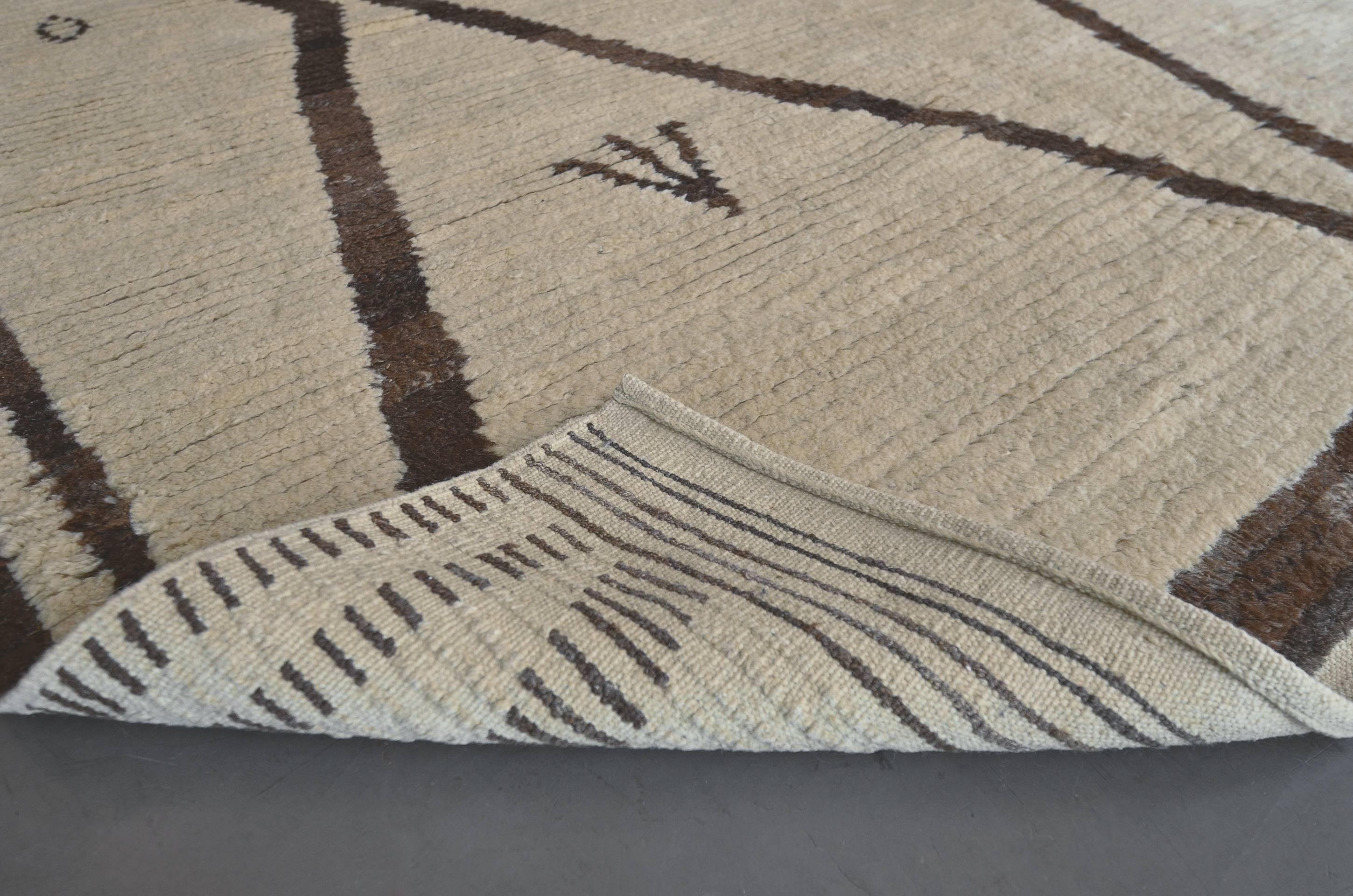 Vintage Marokkanischer Deko-Teppich im Zustand „Gut“ im Angebot in West Hollywood, CA
