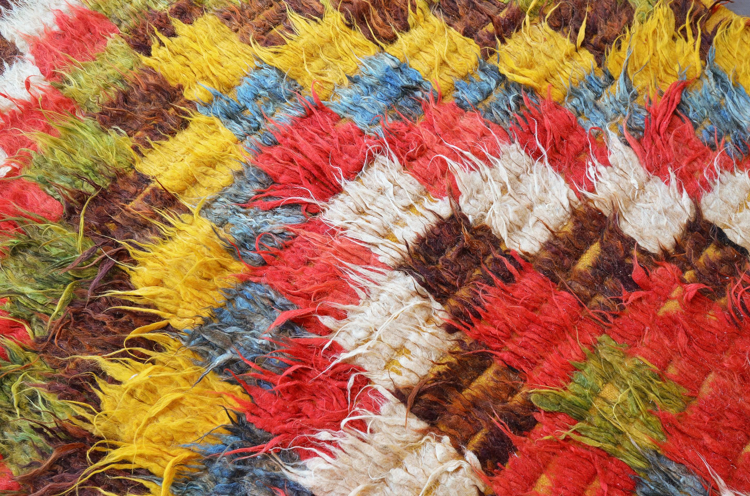 colourful moroccan rug