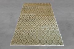 Handgewebter Wollteppich Vintage Turkish Rug