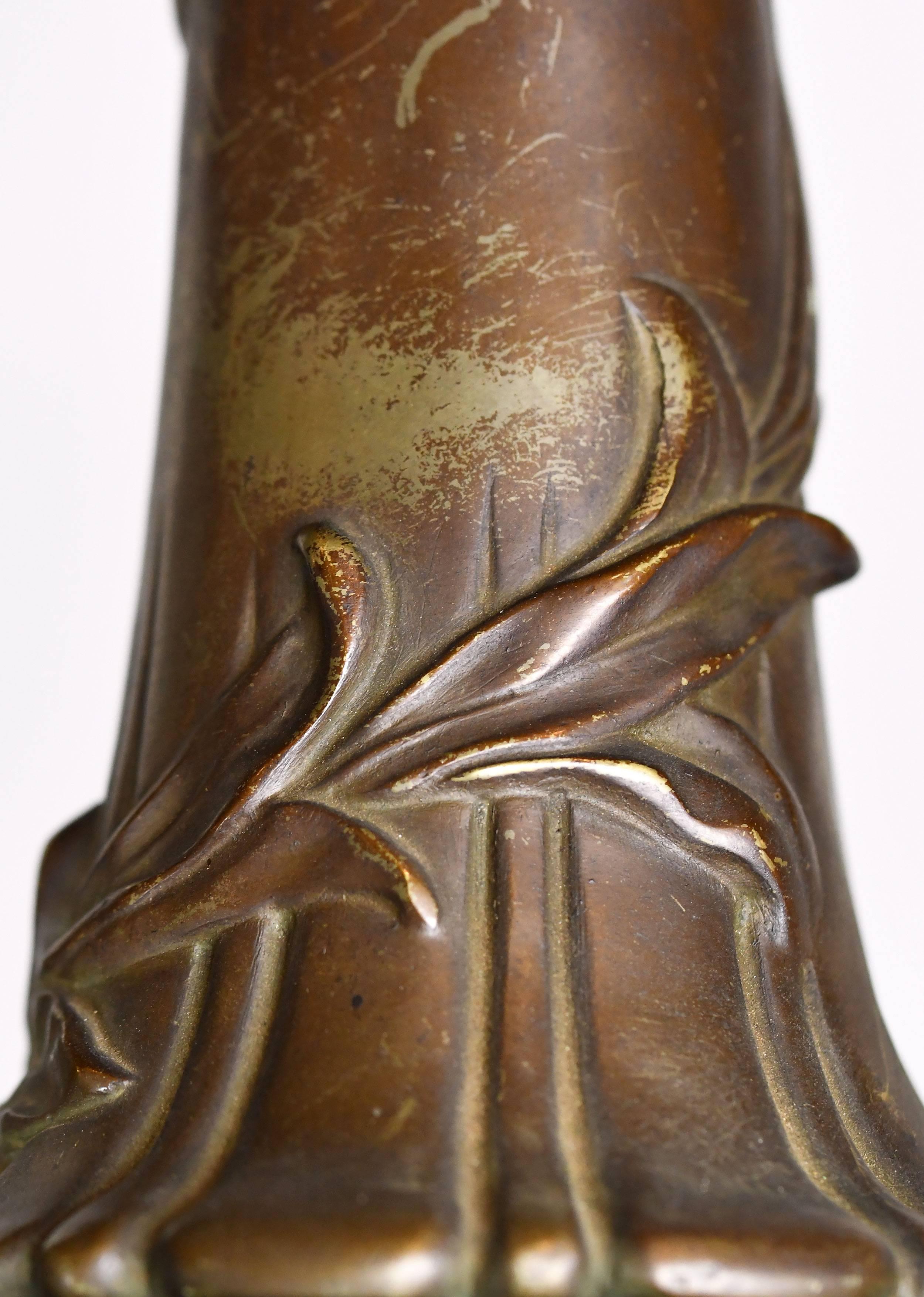 Paul Manship Figural Cast Bronze Chandelier 2