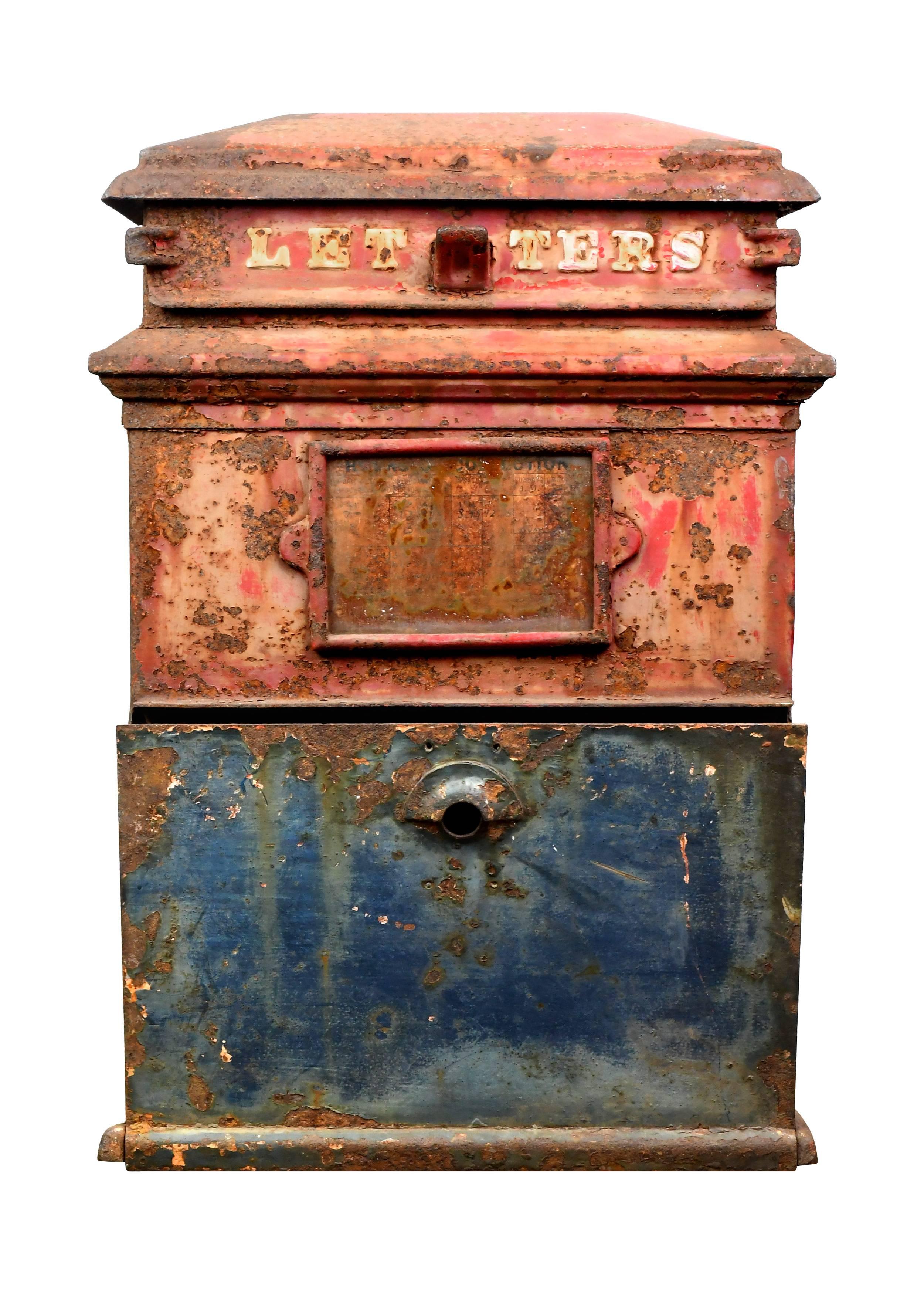 Large Iron U.S. Mailbox In Good Condition In Minneapolis, MN