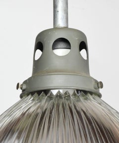 Large Holophane Industrial Pendant with Reflective Shade