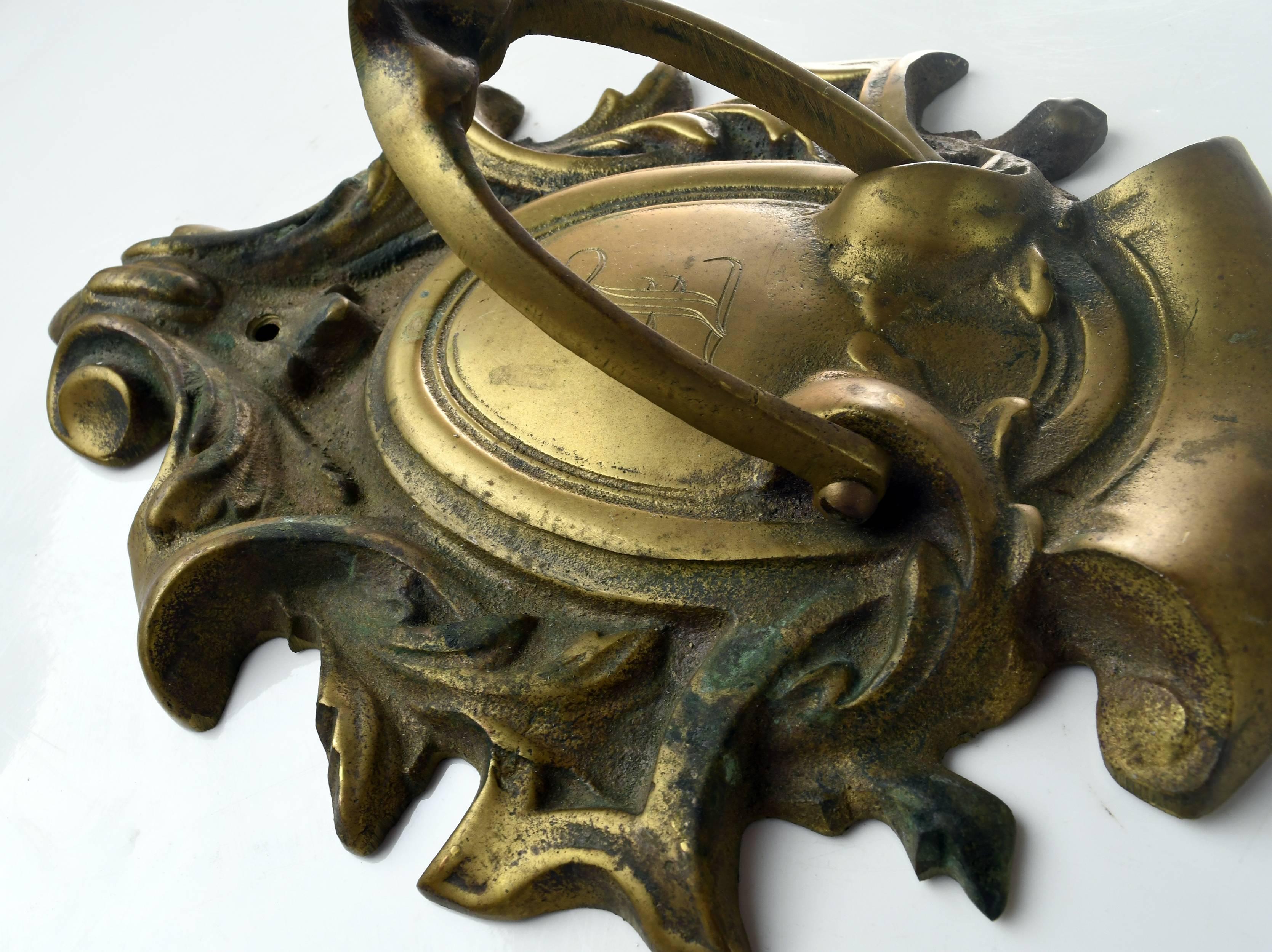 Cast Brass Victorian Door Knocker 1