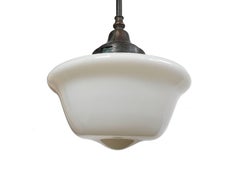 Copper Schoolhouse Pendant with Fitter