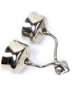 Nickel-Plated Double Bathroom Cup Holder