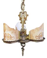 Beardslee Three-Shade Chandelier, circa 1928