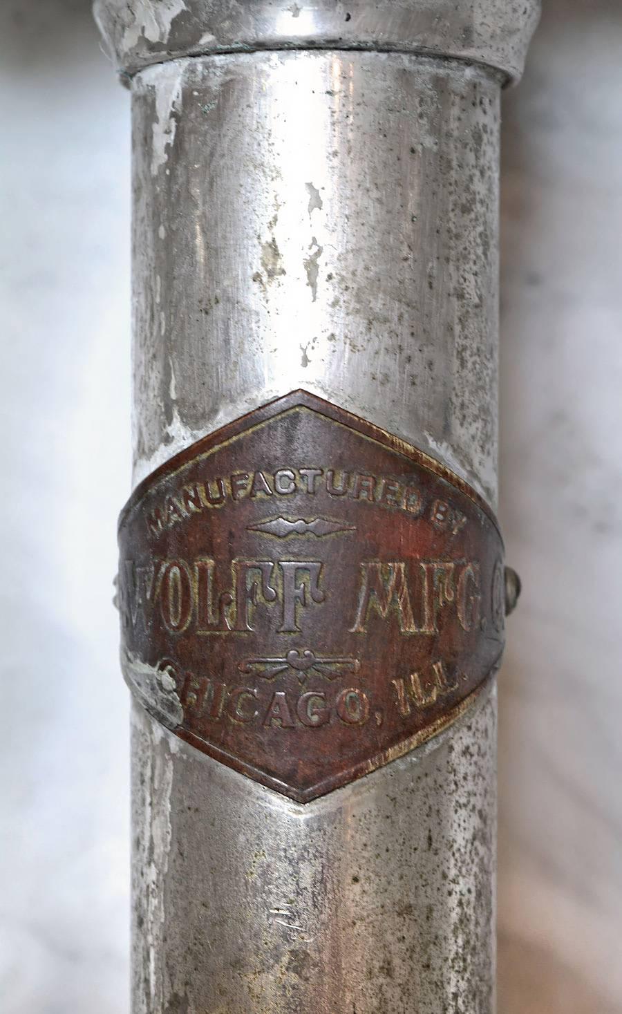 Rib Cage Shower Unit by Wolfe, circa 1900 at 1stdibs