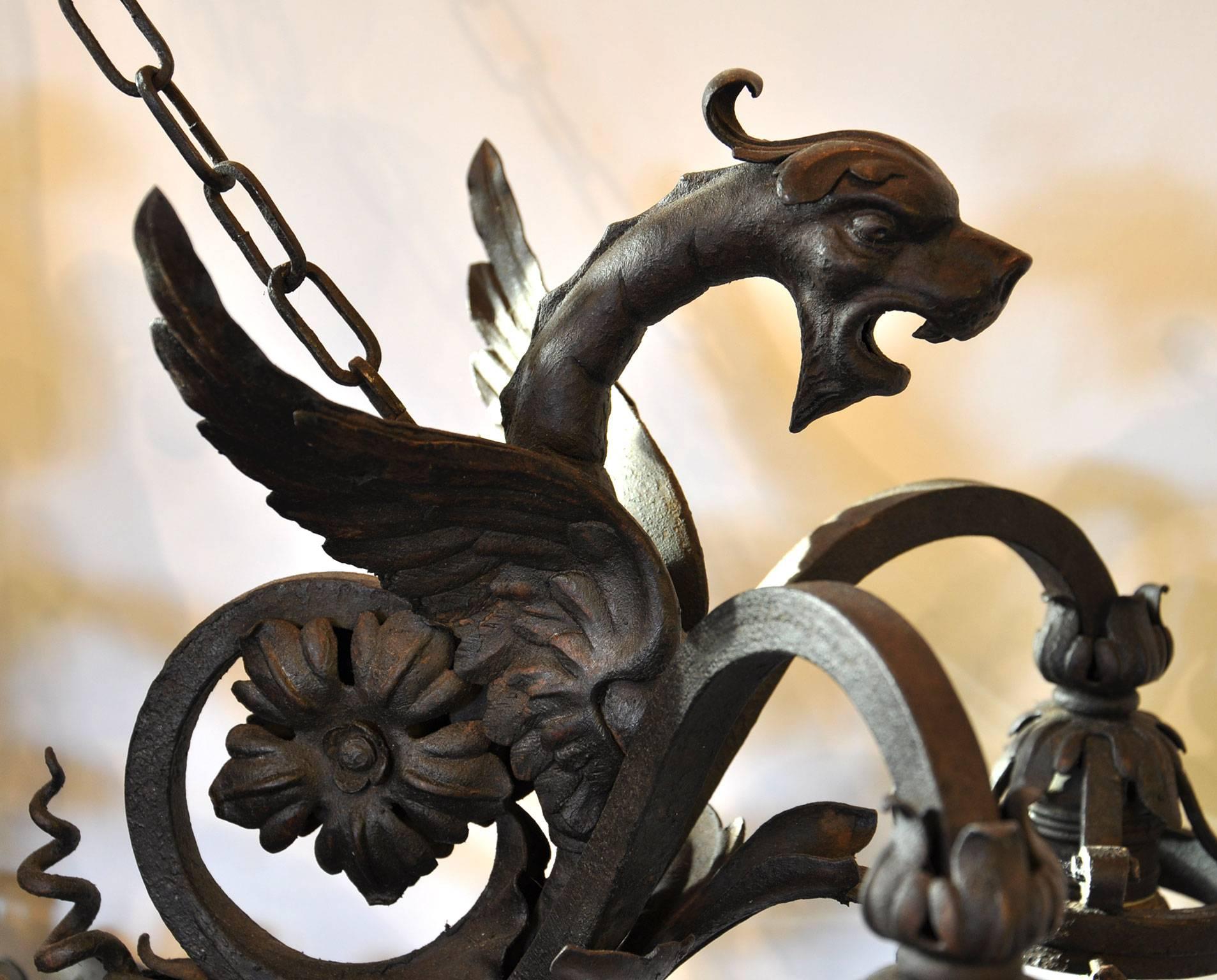 dragon ceiling light
