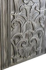 Large Art Deco Cast Auminum Decorative Panels