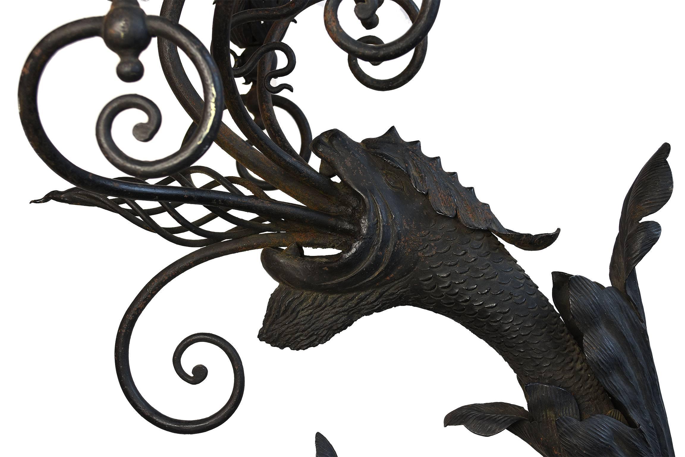 dragon lamp post