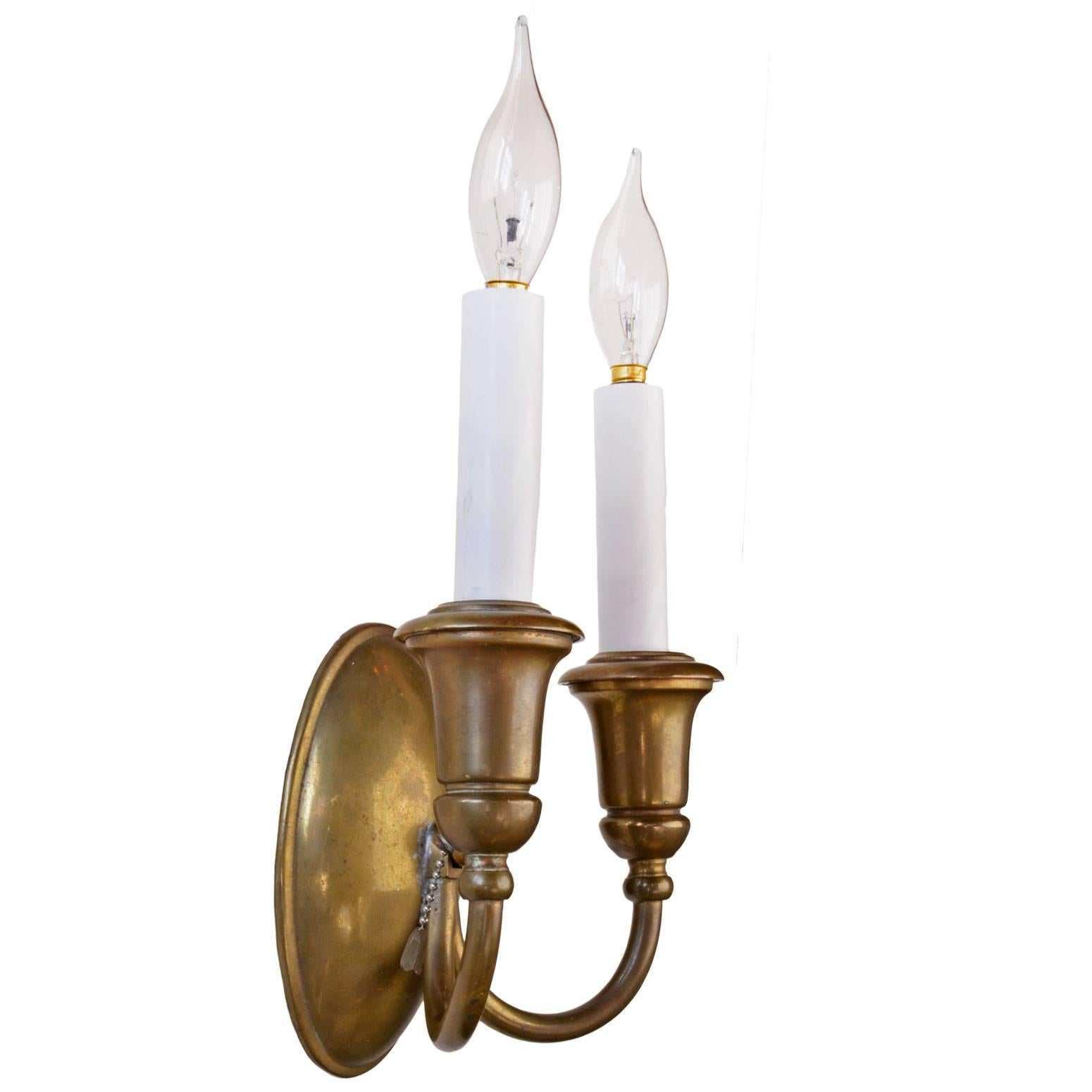 American Colonial Bradley and Hubbard Colonial Sconce Suite