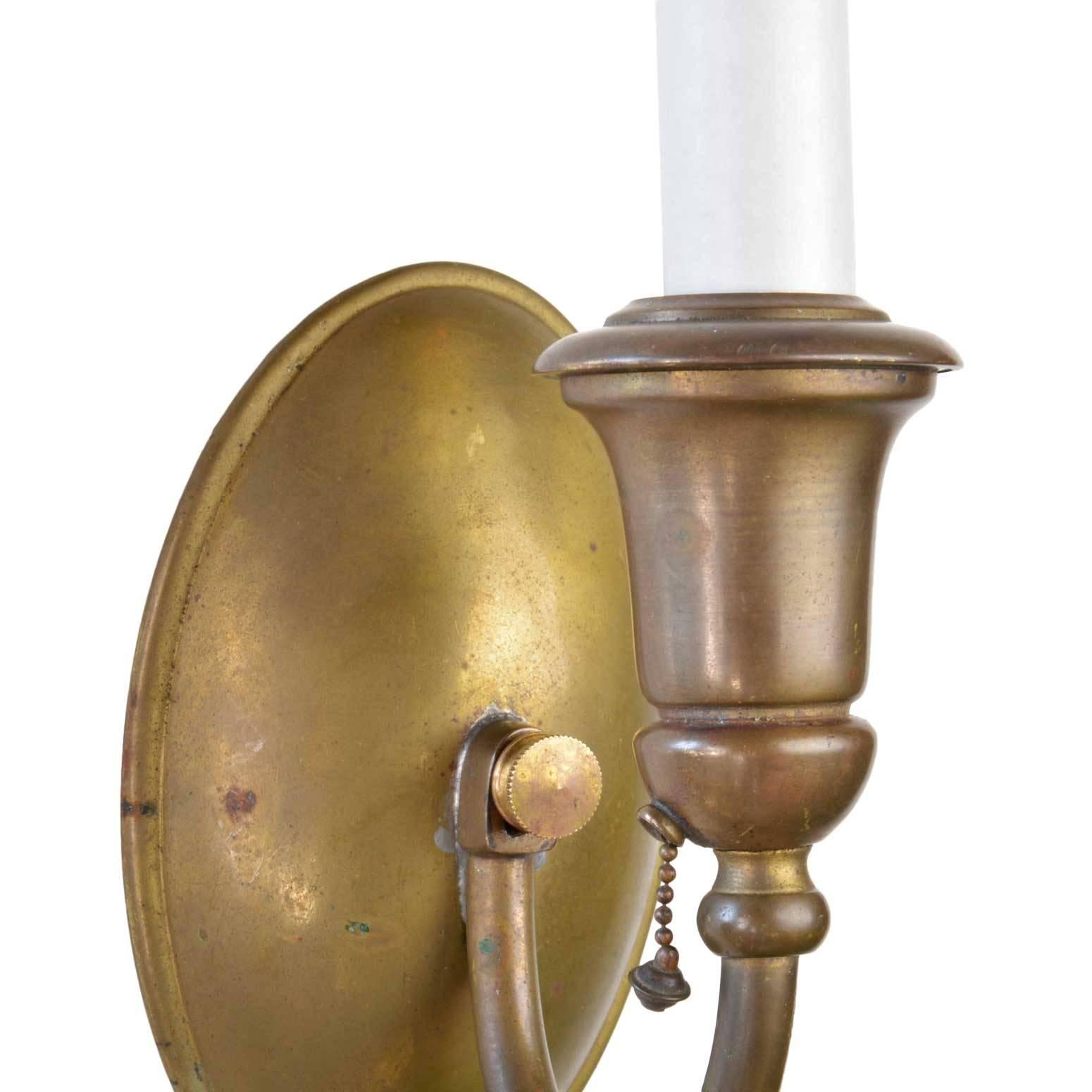 Early 20th Century Bradley and Hubbard Colonial Sconce Suite