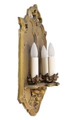 Gothic Three Candle Sconce