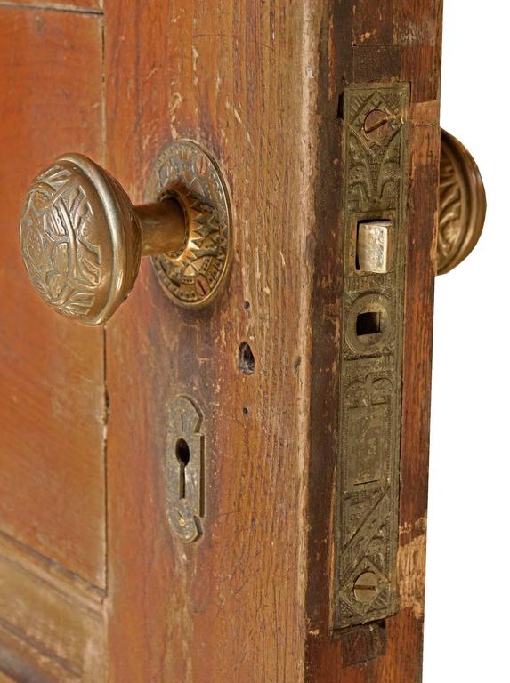 Victorian Entry Door Hardware Images Accordion Style Doors Early Victorian Entry Door Pair With Original Hardware And Etched