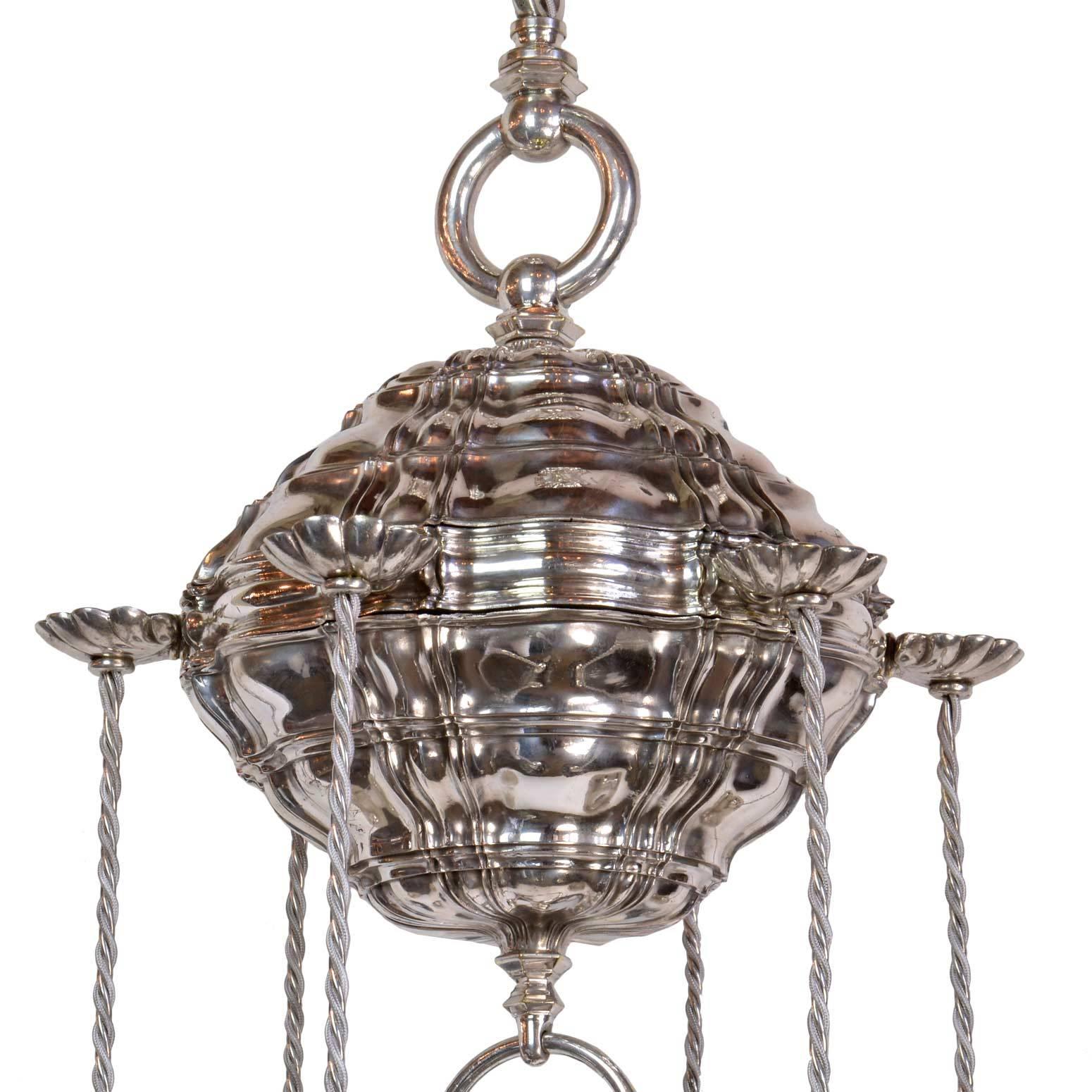 20th Century Early E.F. Caldwell & Co. Six-Light Chandelier, Incredibly Rare and Unique