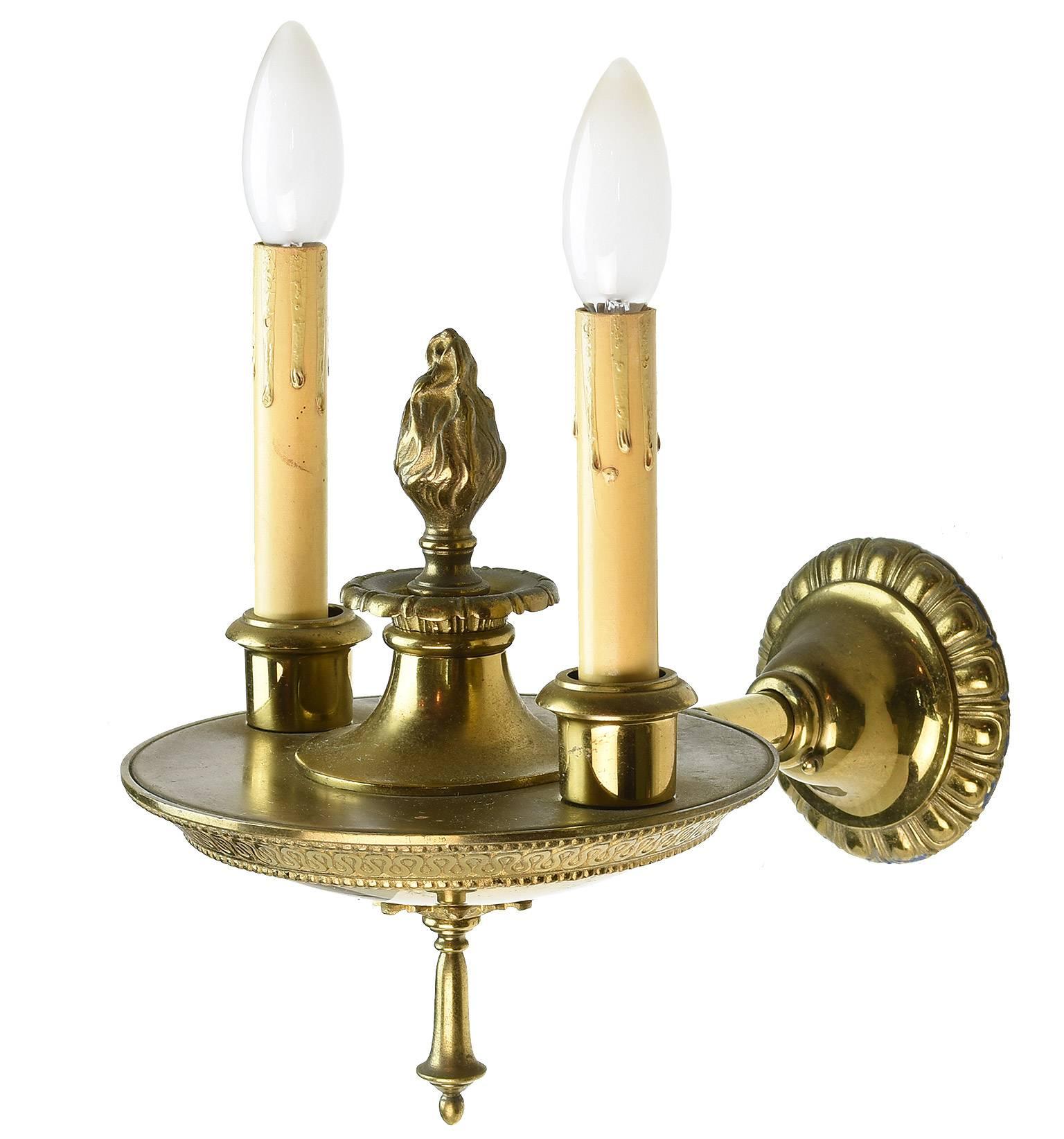 American Bradley and Hubbard Neoclassical Sconce Set