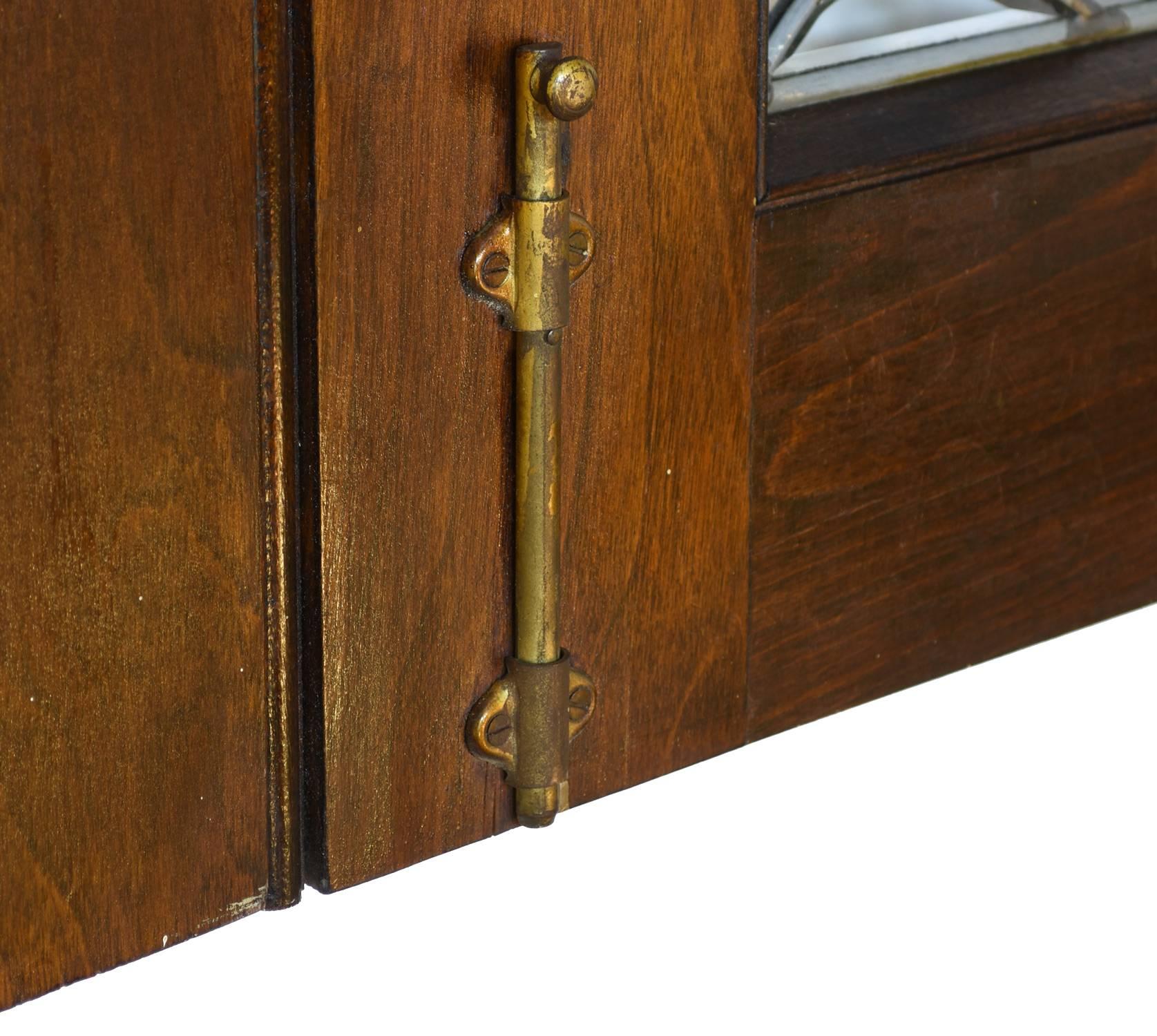 leaded glass interior doors
