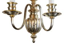 Silver Plated Two-Arm Sheffield Wall Sconce, circa 1920