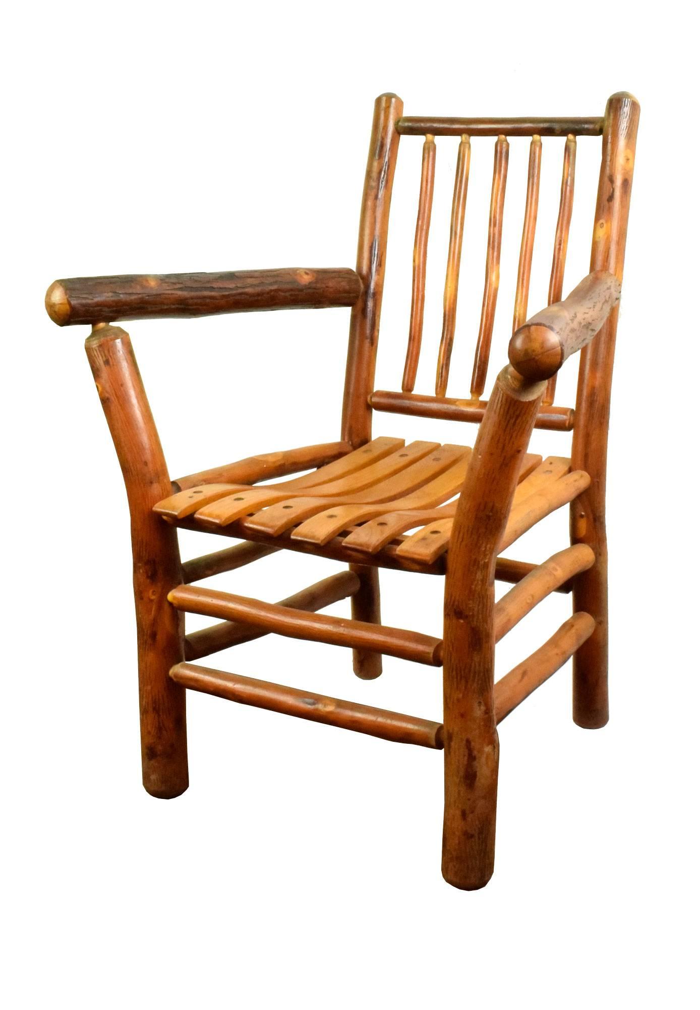 Original Old Hickory Bentwood Chair, Set of Eight In Excellent Condition In Minneapolis, MN