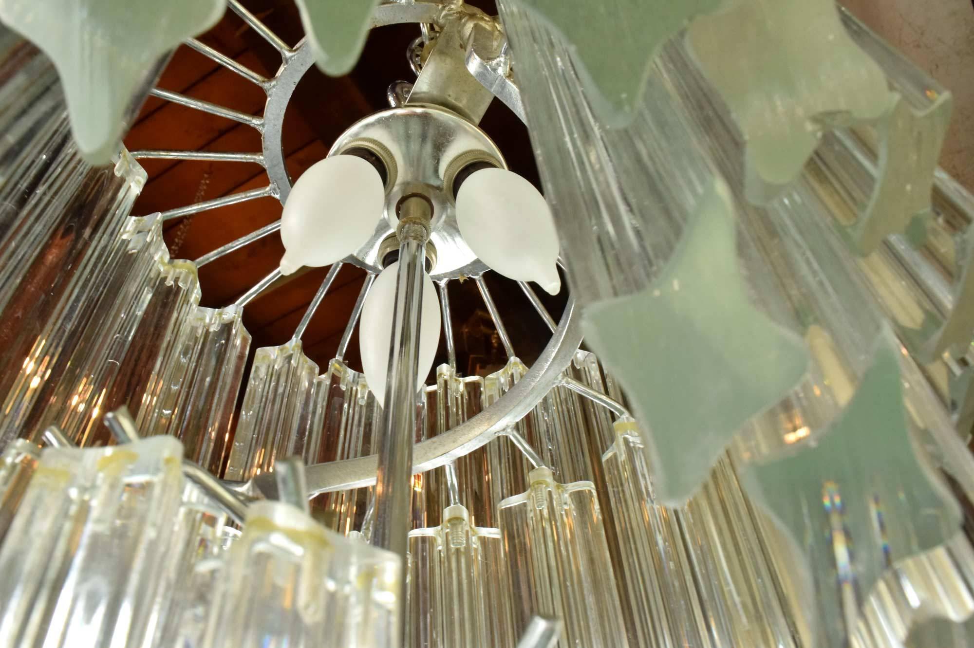 murano glass spiral chandelier