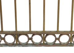 Early 20th Century Bronze Bank Teller Gates