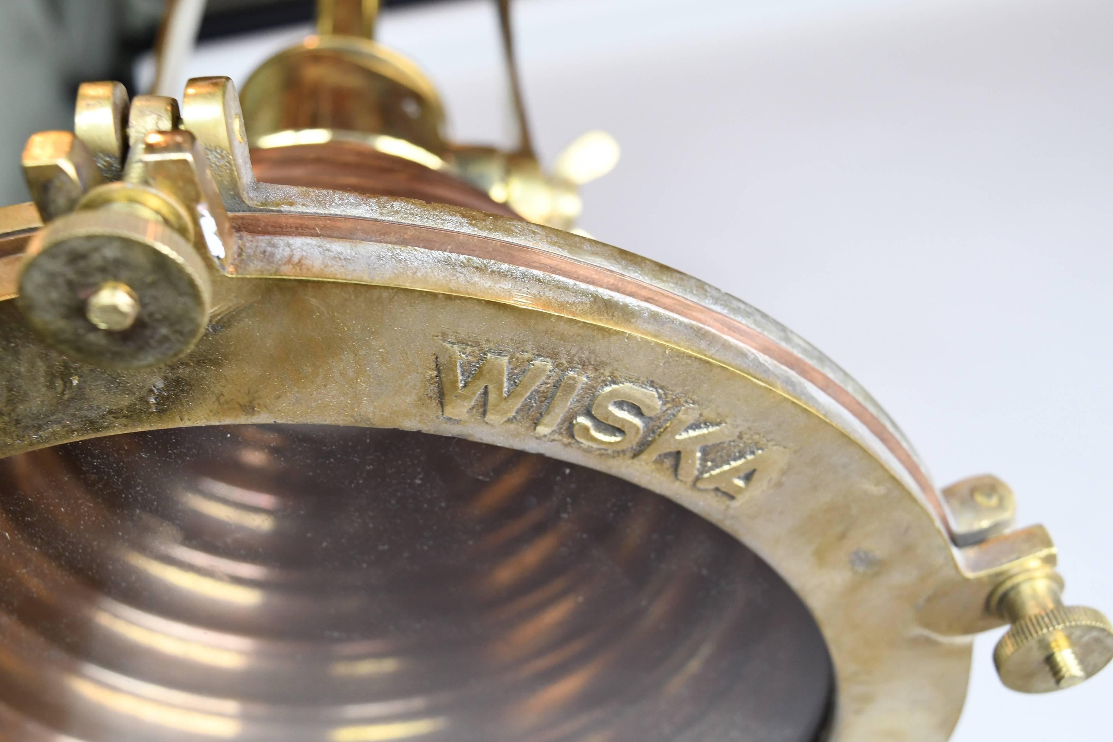 brass boat lights